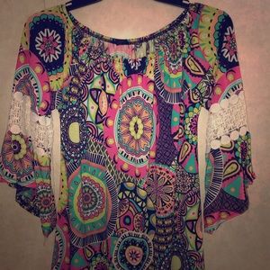 Boutique flowery shirt
